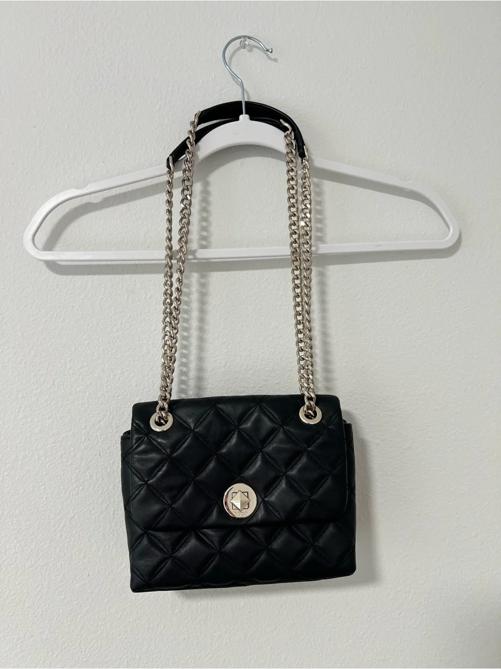 Kate Spade Natalia Small Black Quilted Shoulder Crossbody Bag
